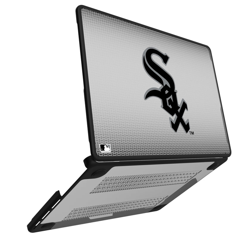 Chicago White Sox Linen MacBook Laptop Case Open.Jpg