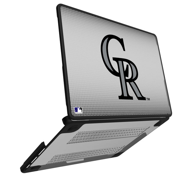 Colorado Rockies Linen MacBook Laptop Case Open.Jpg