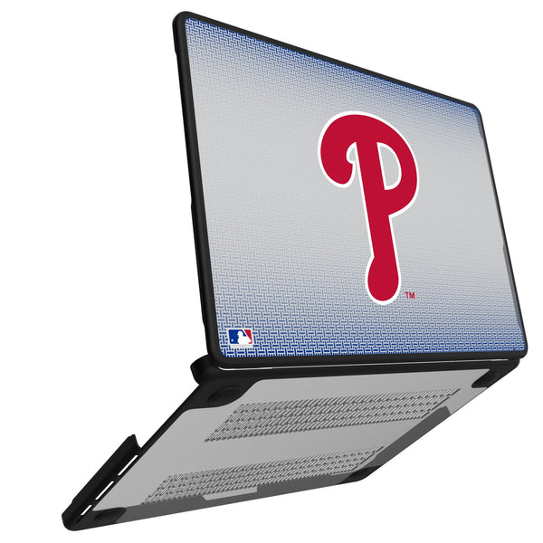 Philadelphia Phillies Linen MacBook Laptop Case Open.Jpg