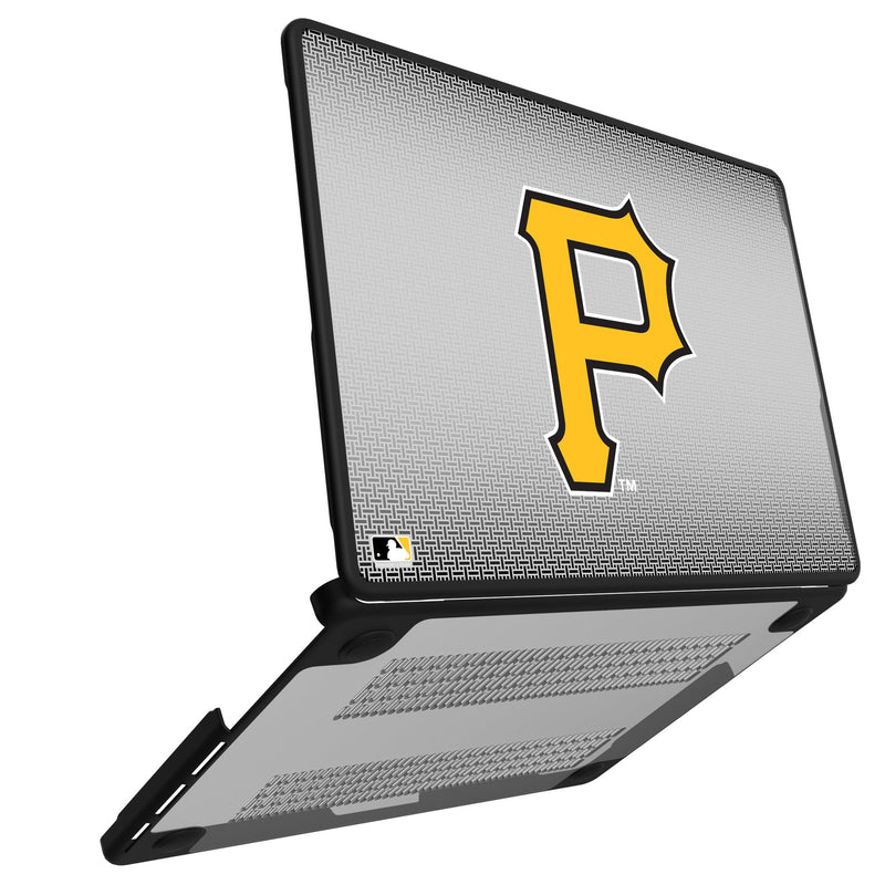 Pittsburgh Pirates Linen MacBook Laptop Case Open.Jpg