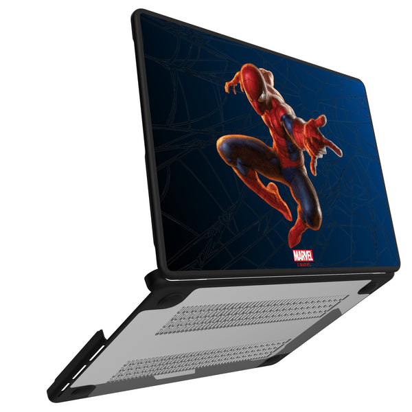 Marvel Spider-Man MechLine MacBook Laptop Case Open.Jpg