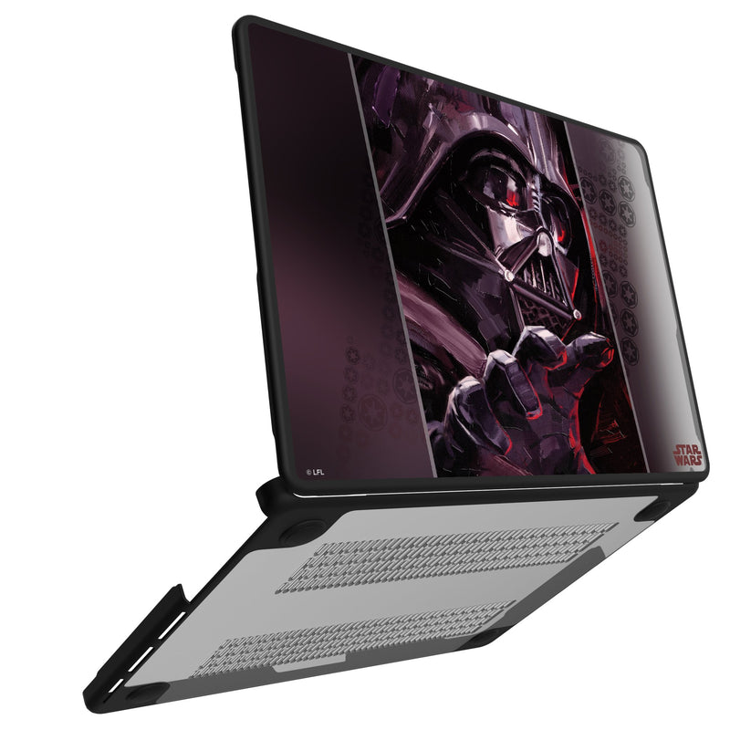 Star Wars Darth Vader Portrait MacBook Laptop Case Open.Jpg