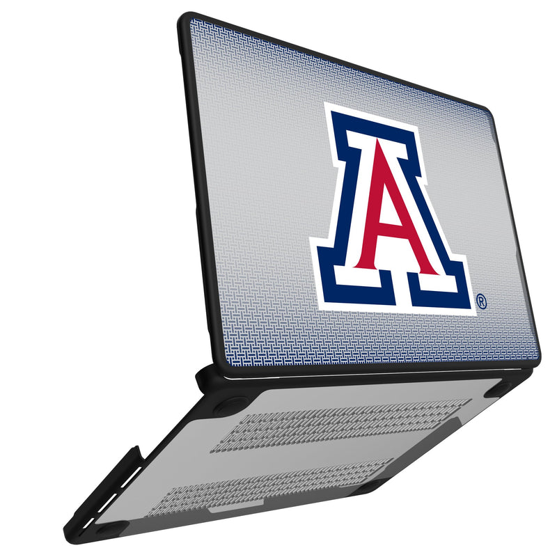 University of Arizona Wildcats Linen MacBook Laptop Case Open.Jpg