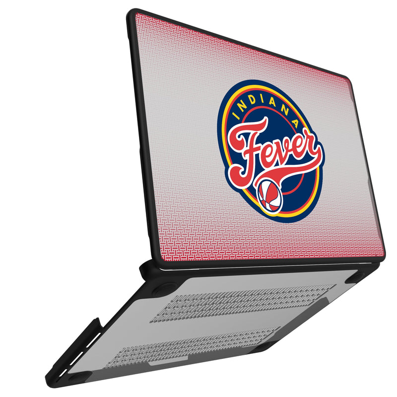 Indiana Fever Linen MacBook Laptop Case Open.Jpg