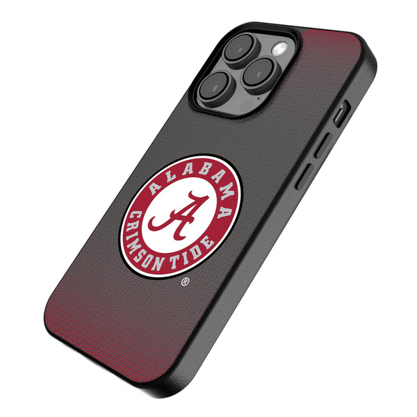 University of Alabama Crimson Tide Linen iPhone MagSafe Compatible Phone Case Iso.Jpg