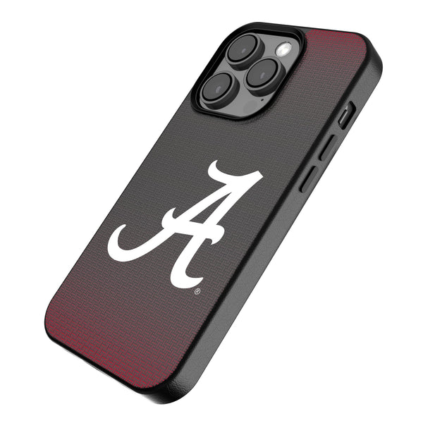 University of Alabama Crimson Tide Script A Linen iPhone MagSafe Compatible Phone Case Iso.Jpg