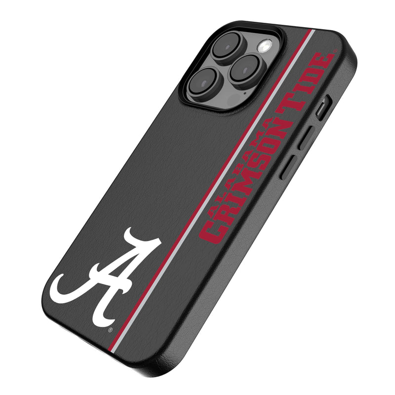 University of Alabama Crimson Tide Script A Sidebar iPhone MagSafe Compatible Phone Case Iso.Jpg