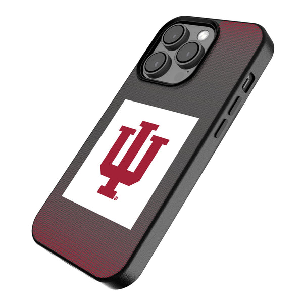 Indiana University Hoosiers Linen iPhone MagSafe Compatible Phone Case Iso.Jpg