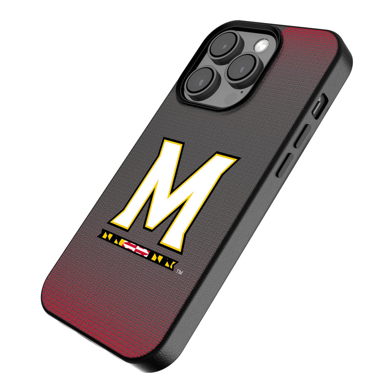 University of Maryland Terrapins Linen iPhone MagSafe Compatible Phone Case Iso.Jpg