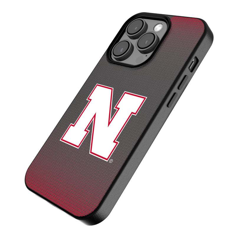 University of Nebraska Huskers Block N Linen iPhone MagSafe Compatible Phone Case Iso.Jpg