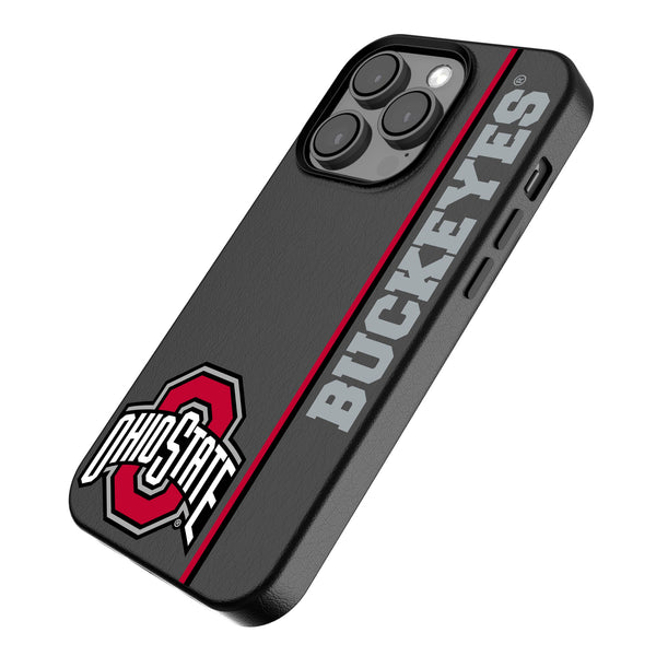 Ohio State University Buckeyes Sidebar iPhone MagSafe Compatible Phone Case Iso.Jpg