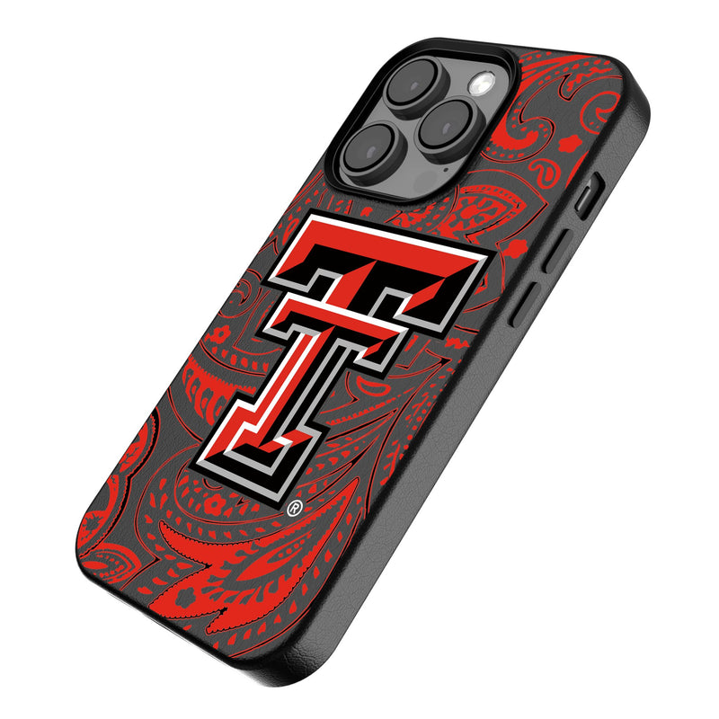 Texas Tech Red Raiders Paisley iPhone MagSafe Compatible Phone Case Iso.Jpg