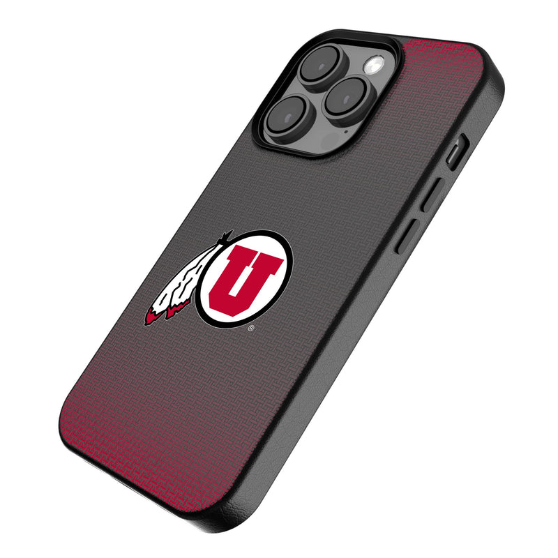 University of Utah Utes Linen iPhone MagSafe Compatible Phone Case Iso.Jpg