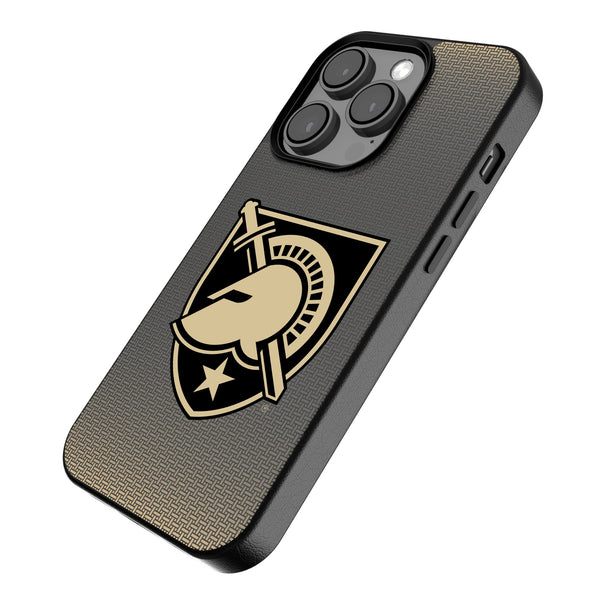 United States Military Academy Black Knights Linen iPhone MagSafe Compatible Phone Case Iso.Jpg