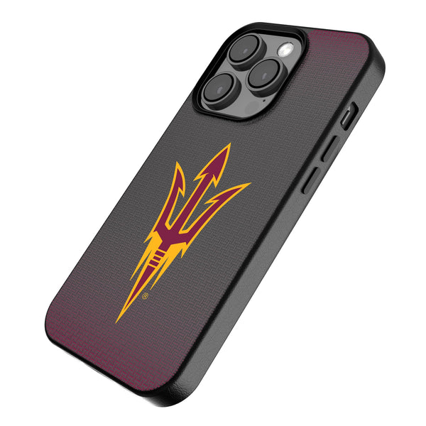 Arizona State University Sun Devils Linen iPhone MagSafe Compatible Phone Case Iso.Jpg