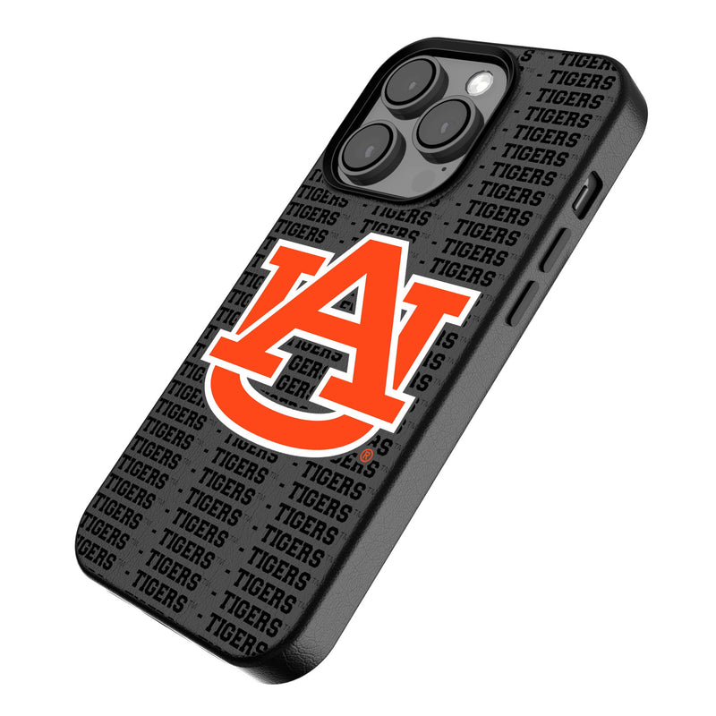 University of Auburn Tigers Text Backdrop iPhone MagSafe Compatible Phone Case Iso.Jpg