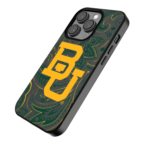 Baylor University Bears Paisley iPhone MagSafe Compatible Phone Case Iso.Jpg