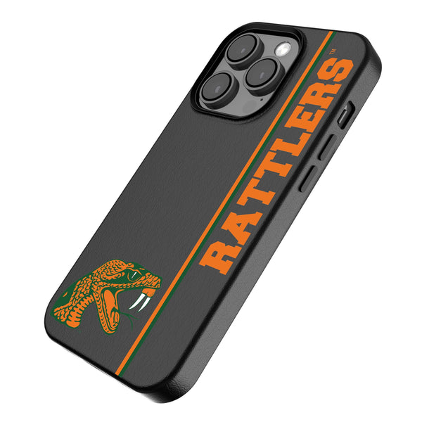 Florida A&M University Rattlers Sidebar iPhone MagSafe Compatible Phone Case Iso.Jpg