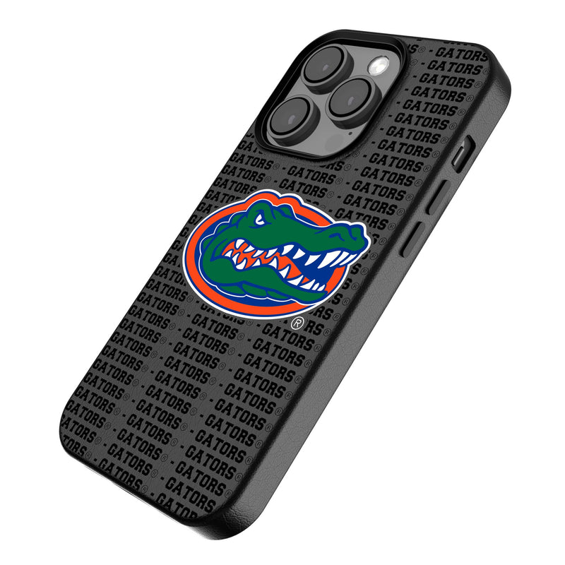 University of Florida Gators Text Backdrop iPhone MagSafe Compatible Phone Case Iso.Jpg