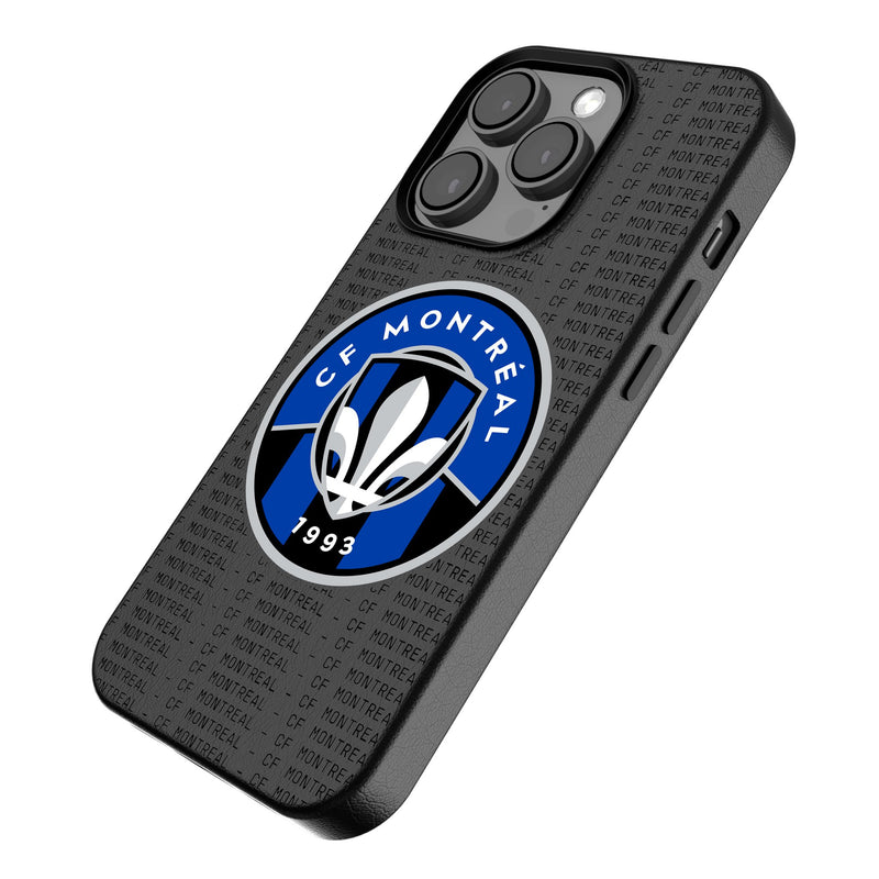 CF Montreal  Text Backdrop iPhone MagSafe Compatible Phone Case Iso.Jpg