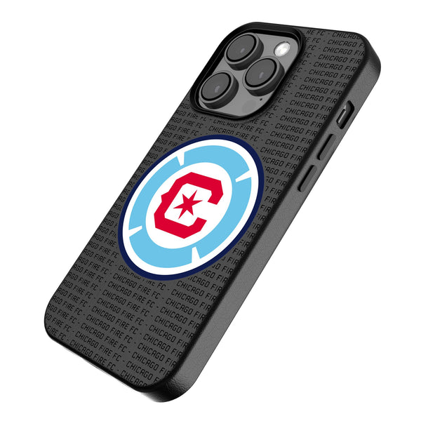 Chicago Fire  Text Backdrop iPhone MagSafe Compatible Phone Case Iso.Jpg