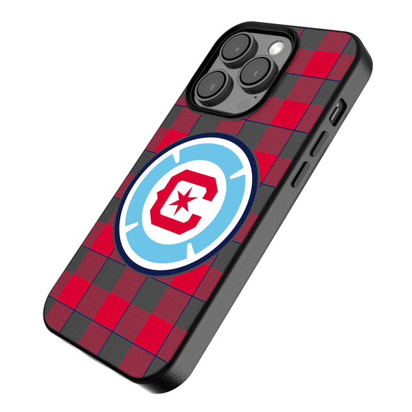 Chicago Fire  Plaid iPhone MagSafe Compatible Phone Case Iso.Jpg