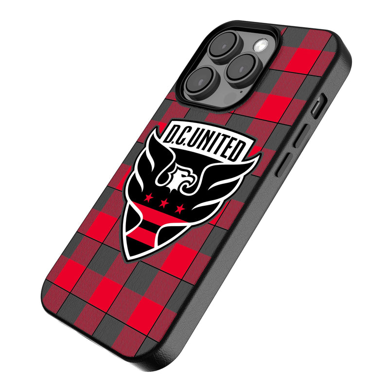 DC United  Plaid iPhone Magnetic Phone Case Iso.Jpg