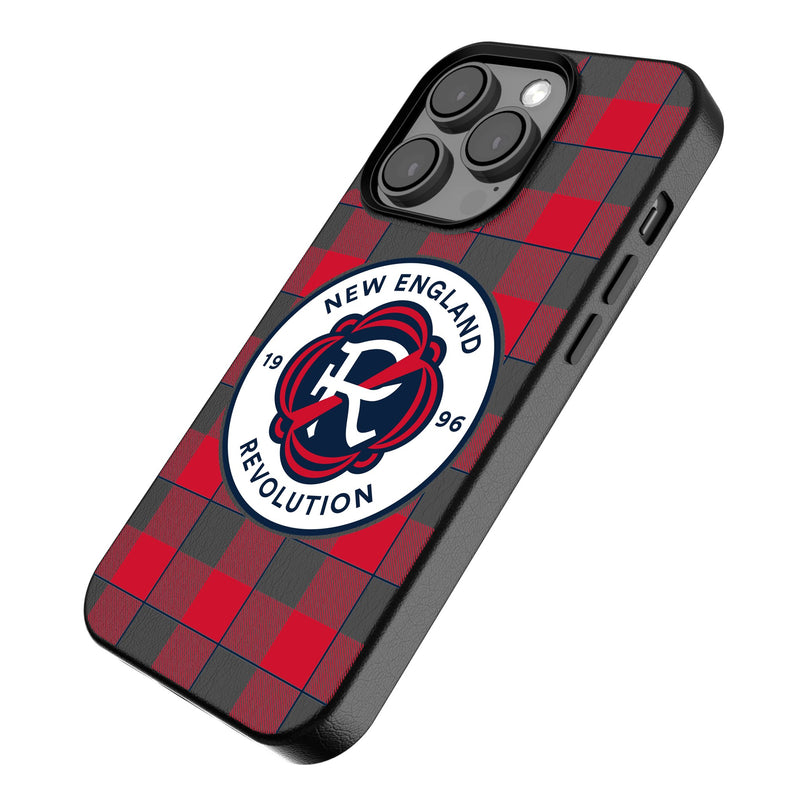 New England Revolution  Plaid iPhone Magnetic Phone Case Iso.Jpg