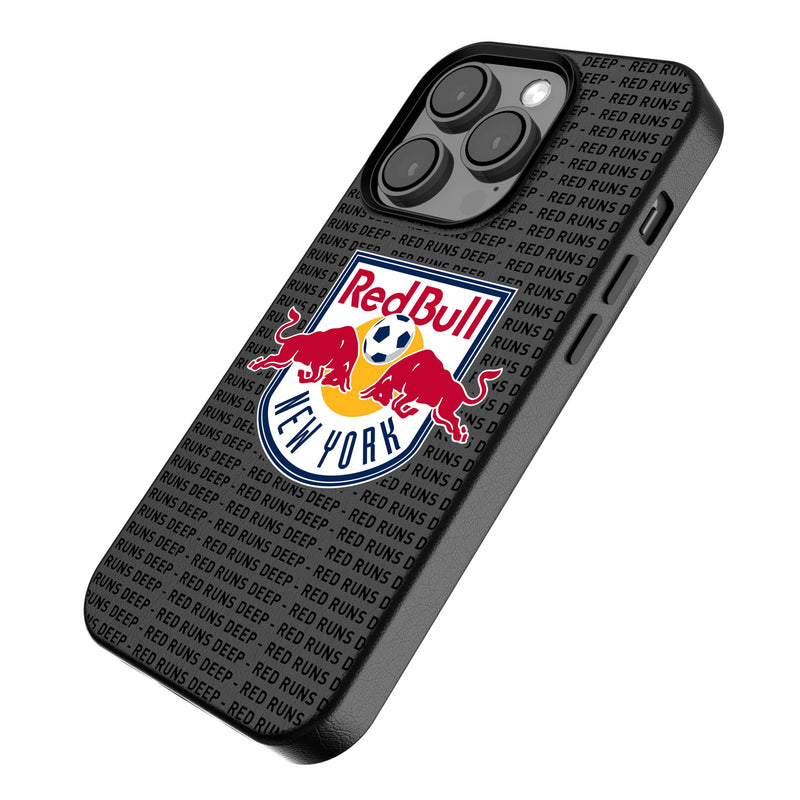 New York Red Bulls  Text Backdrop iPhone MagSafe Compatible Phone Case Iso.Jpg