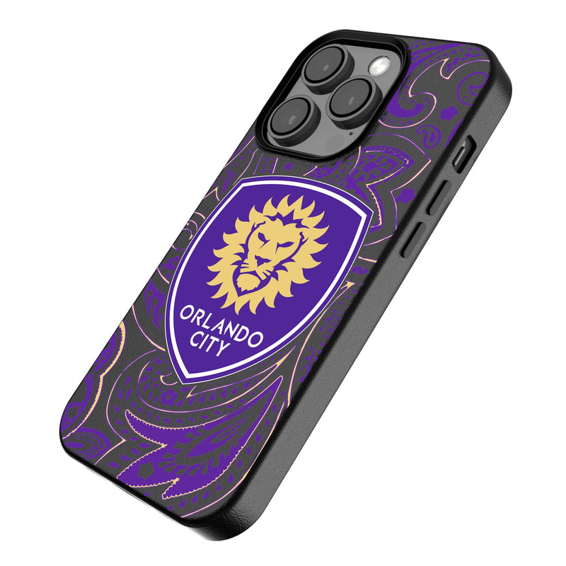 Orlando City Soccer Club  Paisley iPhone Magnetic Phone Case Iso.Jpg