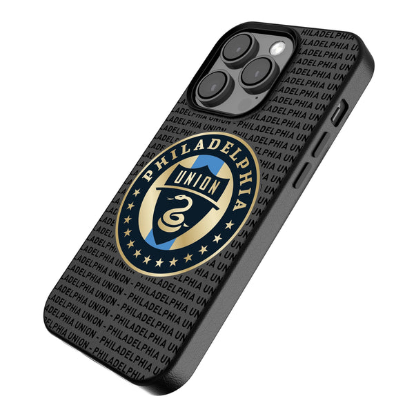 Philadelphia Union   Text Backdrop iPhone MagSafe Compatible Phone Case Iso.Jpg