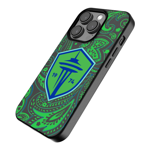 Seattle Sounders FC   Paisley iPhone MagSafe Compatible Phone Case Iso.Jpg