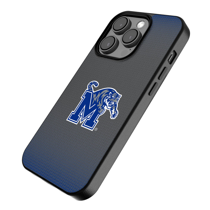 University of Memphis Tigers Linen iPhone MagSafe Compatible Phone Case Iso.Jpg