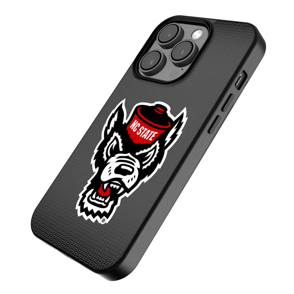 North Carolina State University Wolfpack Linen iPhone MagSafe Compatible Phone Case Iso.Jpg