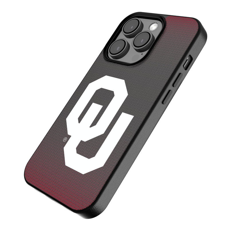 University of Oklahoma Sooners Linen iPhone MagSafe Compatible Phone Case Iso.Jpg