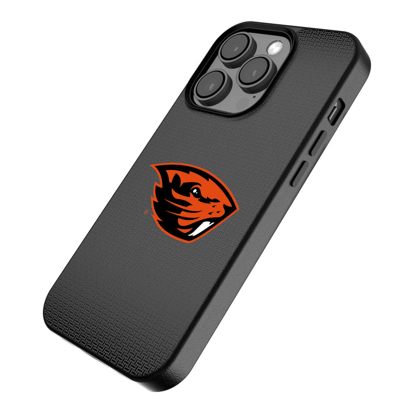 Oregon State University Beavers Linen iPhone MagSafe Compatible Phone Case Iso.Jpg