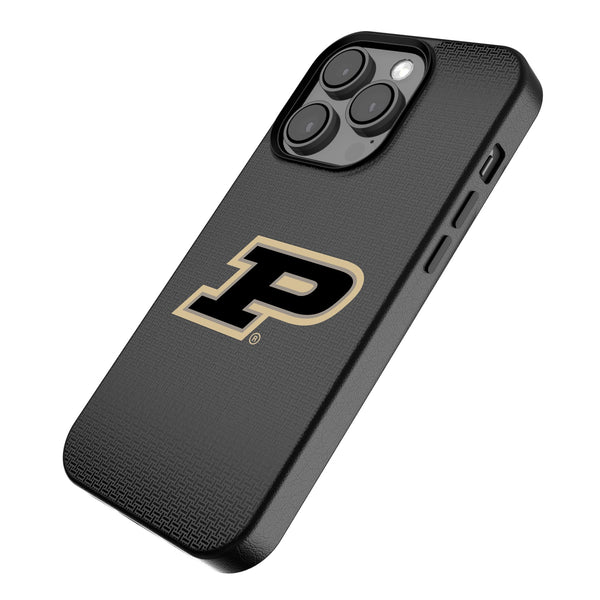 Purdue University Boilermakers Linen iPhone MagSafe Compatible Phone Case Iso.Jpg