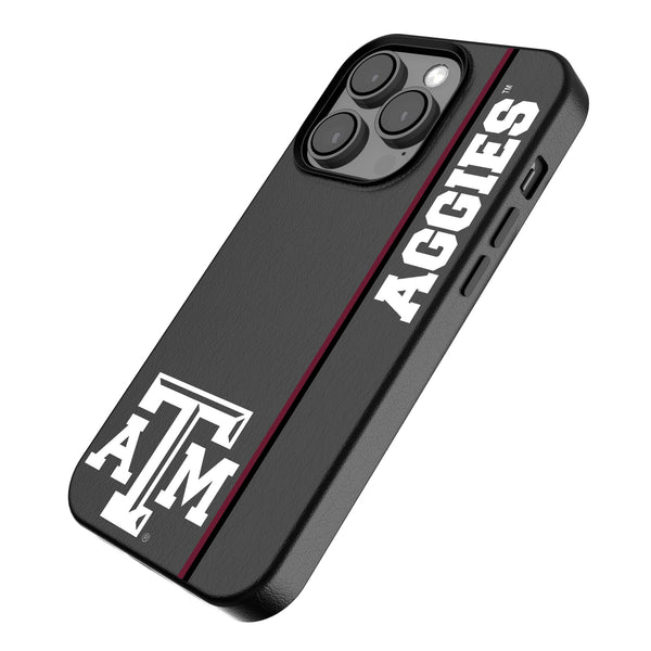 Texas A&M University Aggies Sidebar iPhone MagSafe Compatible Phone Case Iso.Jpg