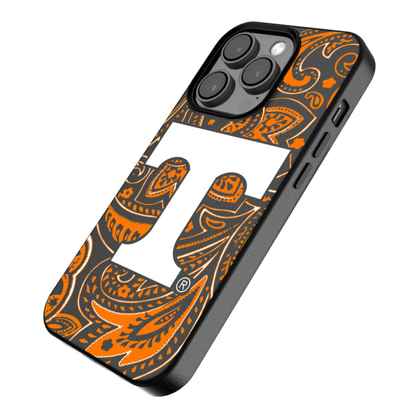 University of Tennessee Volunteers Paisley iPhone MagSafe Compatible Phone Case Iso.Jpg