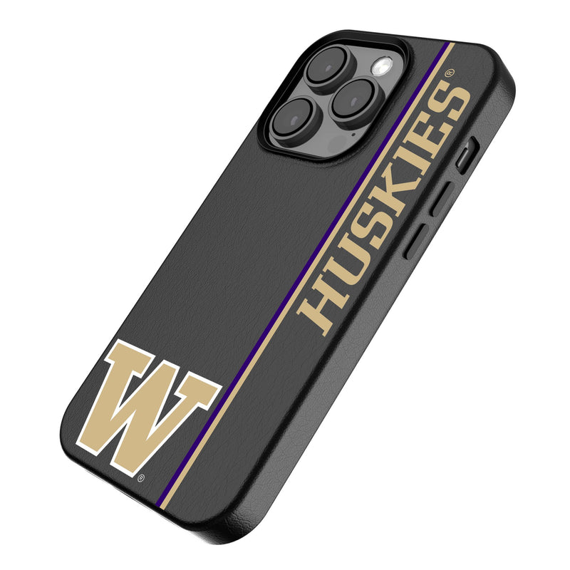 University of Washington Huskies Sidebar iPhone MagSafe Compatible Phone Case Iso.Jpg