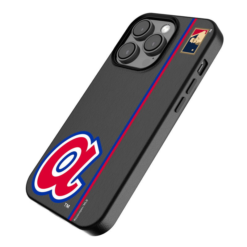 Atlanta Braves 1972-1980 - Cooperstown Collection Sidebar iPhone MagSafe Compatible Phone Case Iso.Jpg