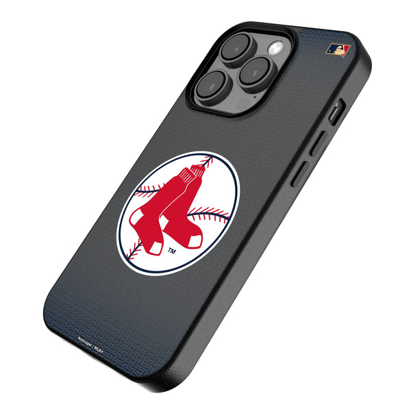 Boston Red Sox 1970-1975 - Cooperstown Collection Linen iPhone MagSafe Compatible Phone Case Iso.Jpg