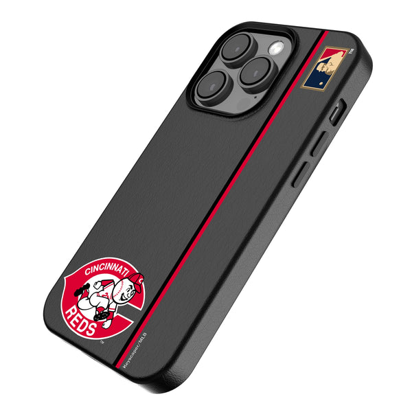 Cincinnati Reds 1974-1992 - Cooperstown Collection Sidebar iPhone MagSafe Compatible Phone Case Iso.Jpg