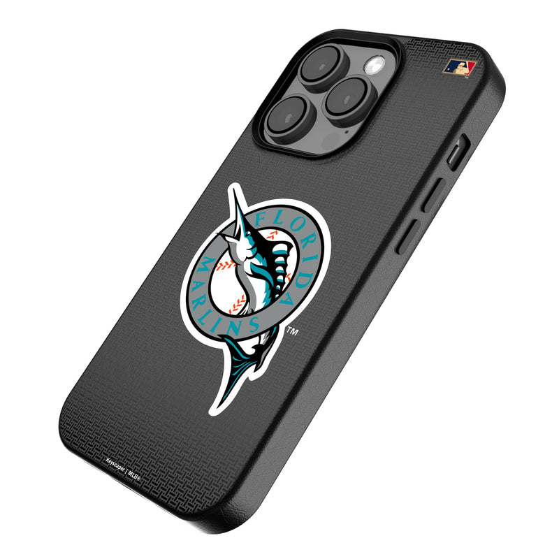 Miami Marlins 1993-2011 - Cooperstown Collection Linen iPhone MagSafe Compatible Phone Case Iso.Jpg