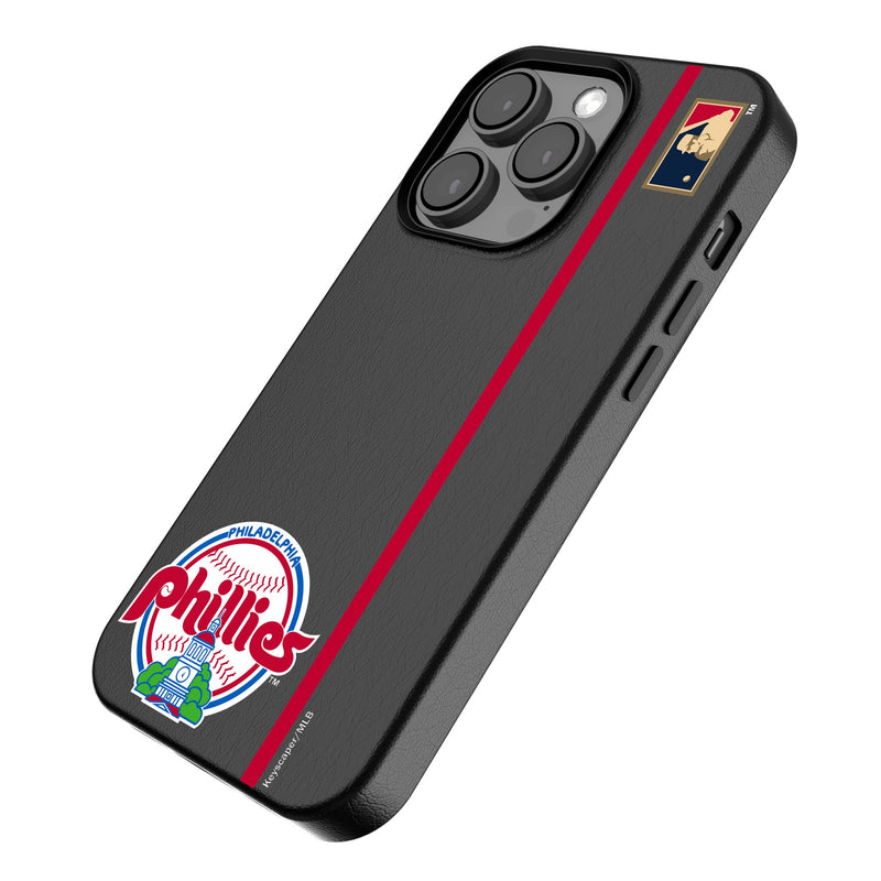 Philadelphia Phillies 1984-1991 - Cooperstown Collection Sidebar iPhone MagSafe Compatible Phone Case Iso.Jpg