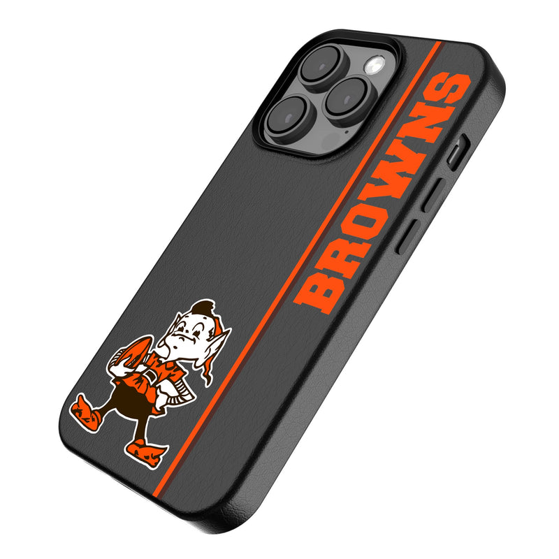 Cleveland Browns Historic Collection Sidebar iPhone MagSafe Compatible Phone Case Iso.Jpg