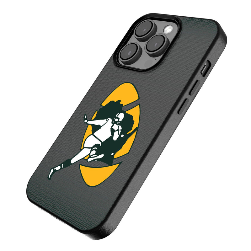 Green Bay Packers Historic Collection Linen iPhone MagSafe Compatible Phone Case Iso.Jpg