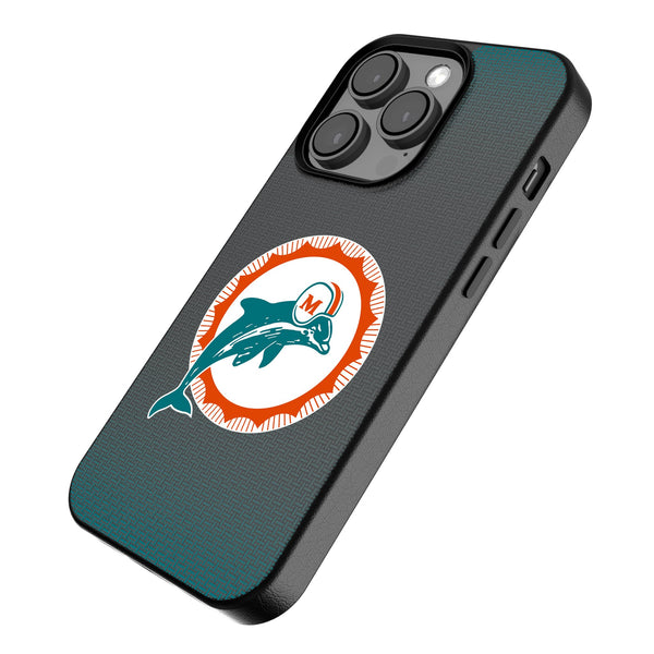 Miami Dolphins 1966-1973 Historic Collection Linen iPhone MagSafe Compatible Phone Case Iso.Jpg