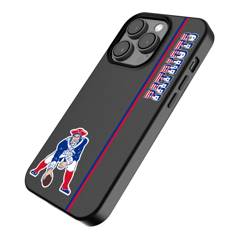 New England Patriots Historic Collection Sidebar iPhone MagSafe Compatible Phone Case Iso.Jpg