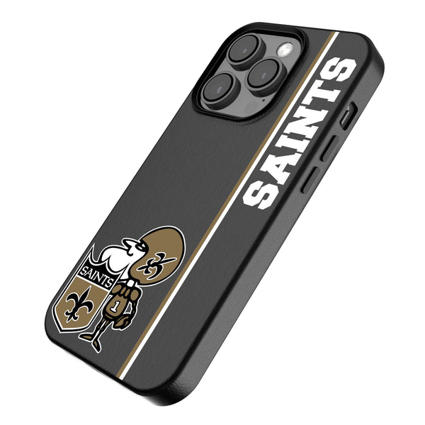 New Orleans Saints Historic Collection Sidebar iPhone MagSafe Compatible Phone Case Iso.Jpg